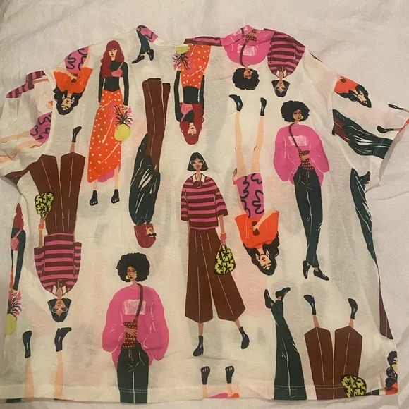 COPY - BEAND NEW: ZARA Graphic T-shirt - Picture 3 of 4